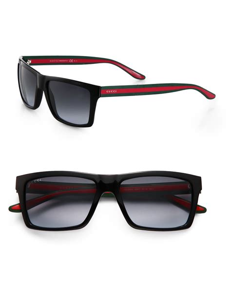 rectangular gucci glasses|gucci rectangular sunglasses men.